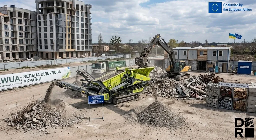LIFE Debris2Resource: Зелена відбудова України